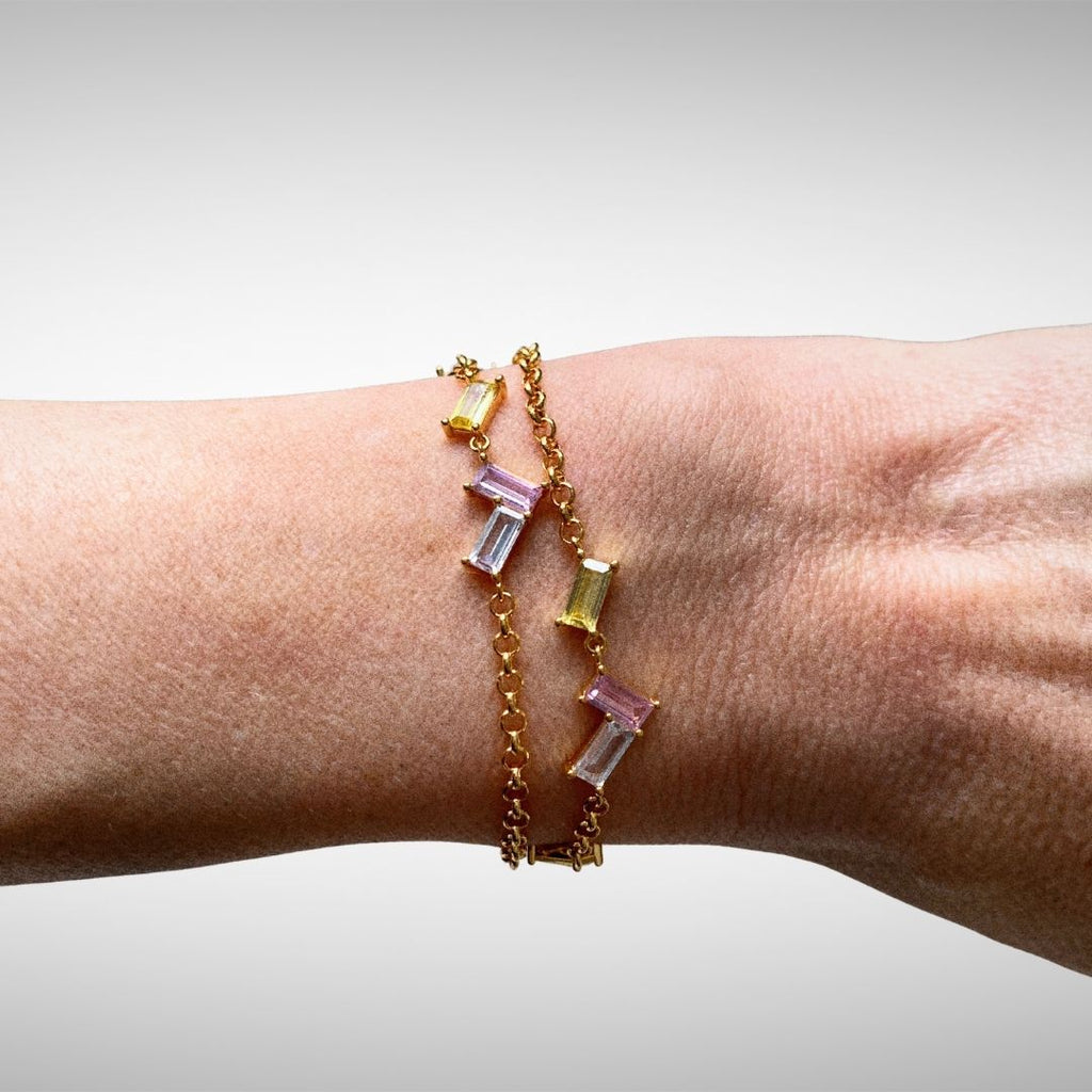 Sprinkling Bracelet - 18K Gold plated brass