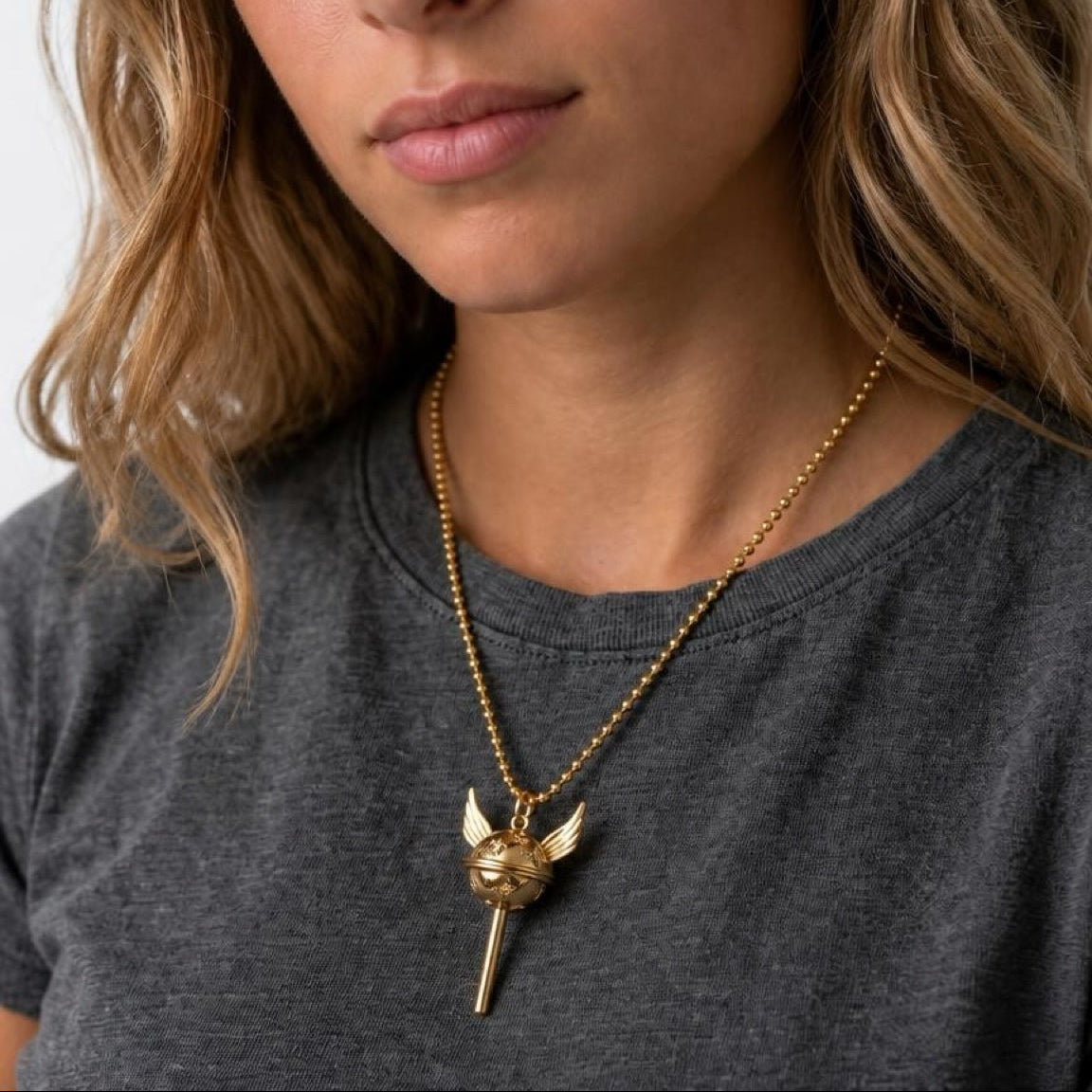 Collar Dreamy lollipop de acero con colgante de piruleta