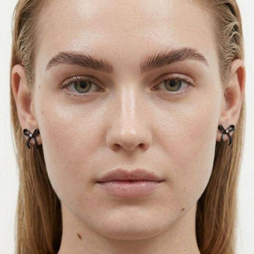 Liquorice Earrings - black plated brass