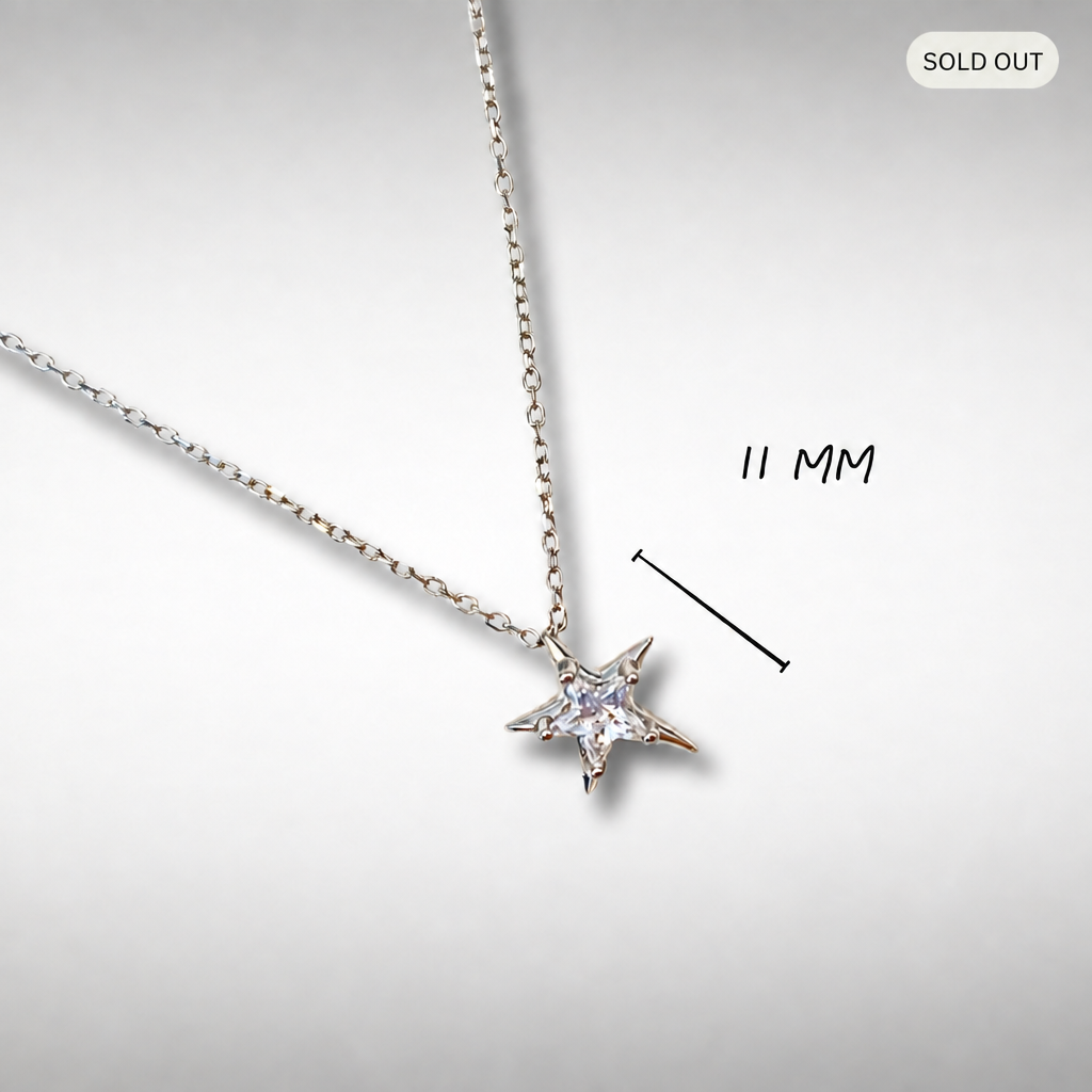 Collar Starlight en plata de ley 925 de Happy Smirk