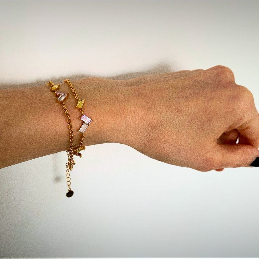 Sprinkling Bracelet - 18K Gold plated brass