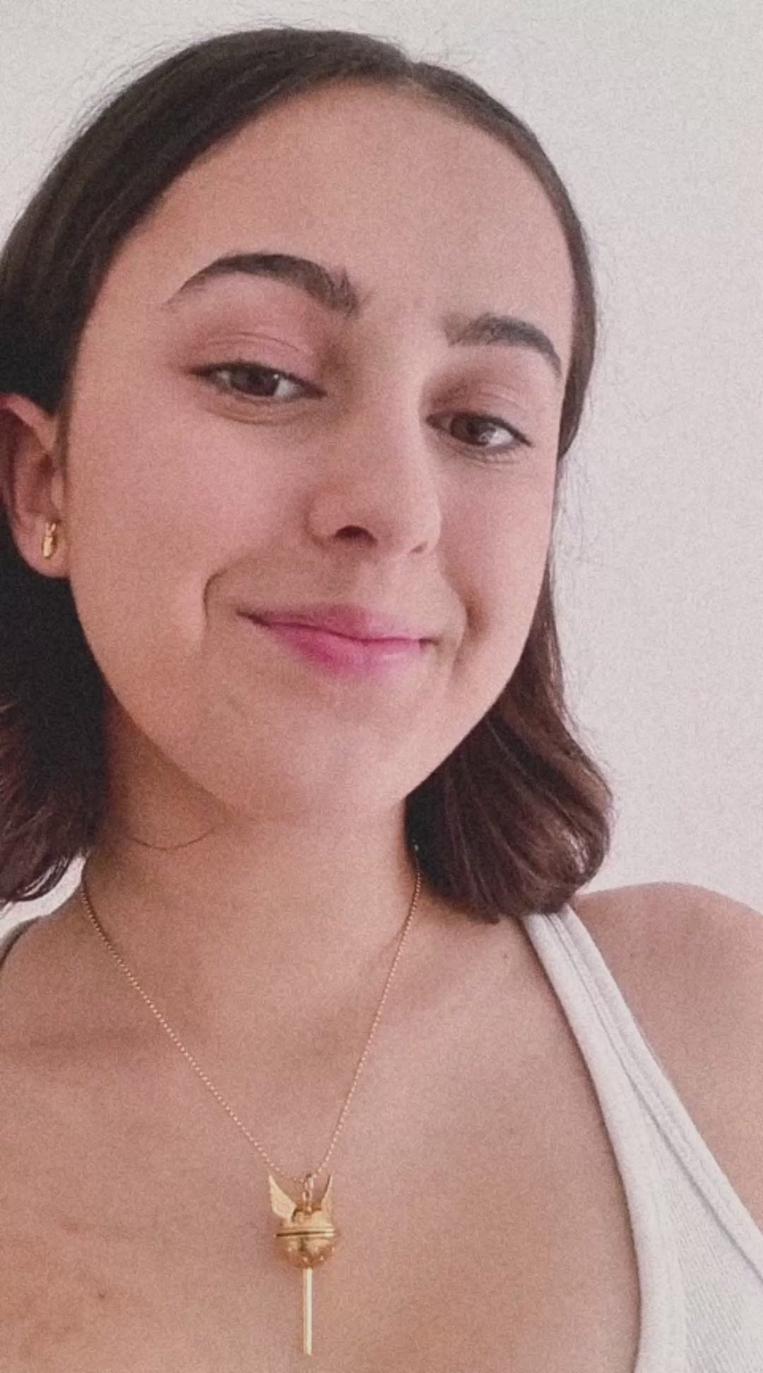 Dreamy lollipop necklace - steel